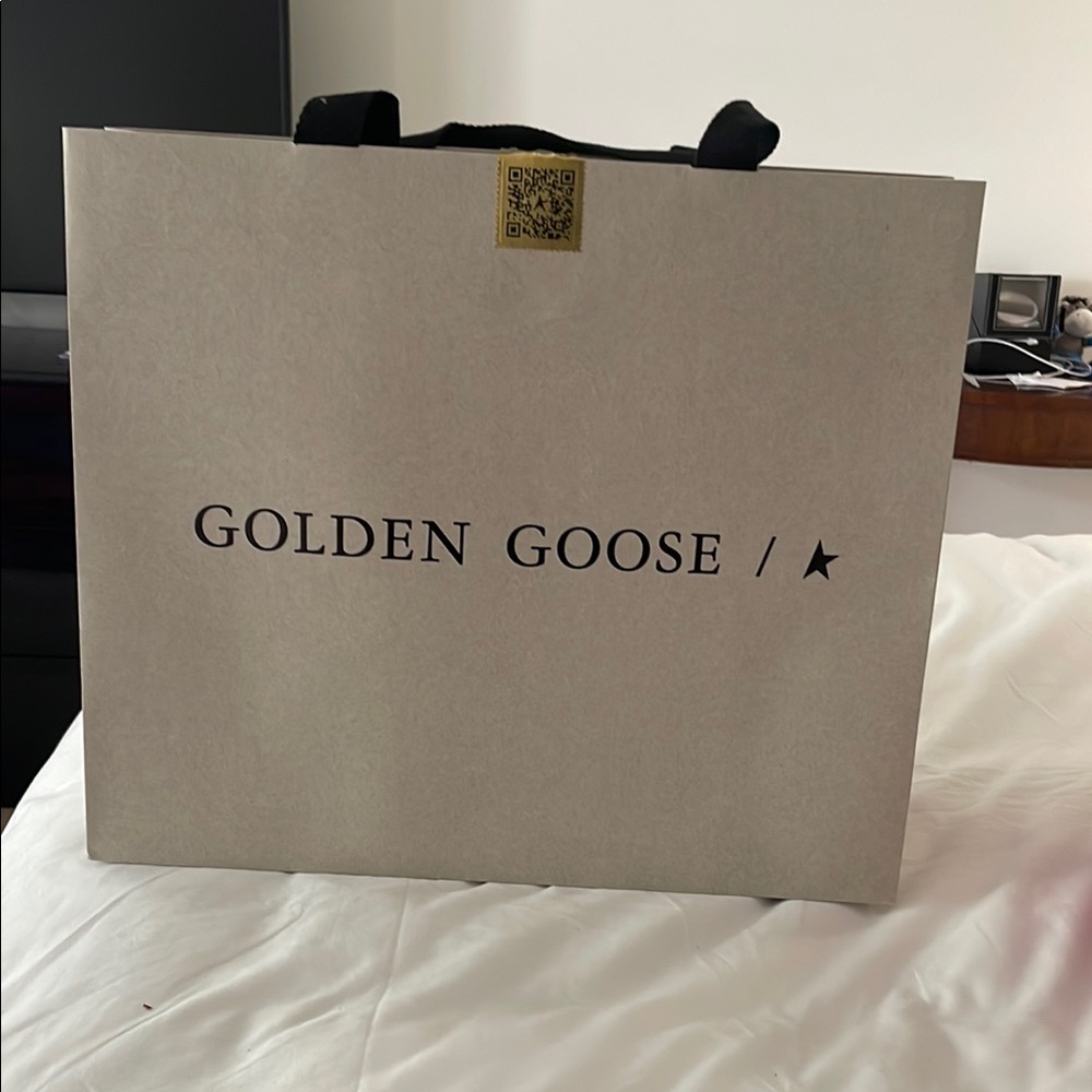 Golden Goose Beige Shopping Bag
